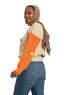 Orange*Lilac Flower Pullover - Khotwh